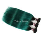 Prolongements verts de cheveux d'Ombre de racines d'obscurité/armure brésilienne de cheveux