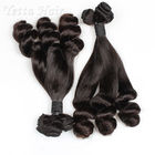 8 pouces - les cheveux bouclés brésiliens de 18 pouces, doublent tante tirée Funmi Hair Weave