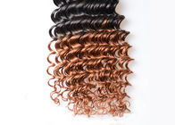 La vague profonde deux de cheveux brésiliens de Vierge d'Ombre modifient la tonalité les prolongements 1b/30 de cheveux d'Ombre