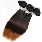 12&quot; - 30&quot; trois modifient la tonalité des prolongements de cheveux d'Ombre/paquets brésiliens de cheveux droits