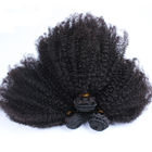 Agrafe de cheveux mongole de Vierge dans les prolongements/paquets bouclés frisés d'Afro frontaux