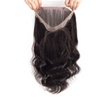 Prolongements péruviens de cheveux onduleux de corps de Vierge de 100% pour les cheveux noirs aucune fente