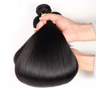 Les cheveux droits malaisiens de 100% empaquettent pour des femmes de couleur/des prolongements de trame cheveux de double