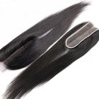Morceau supérieur de cheveux de fermeture de dentelle de la fermeture 2 x 6 de Kim K 2 ans de durée de vie