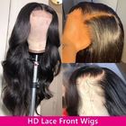 Dentelle Front Human Hair Wigs du Brésilien 250g HD 13x4