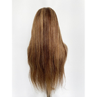 Cheveux frontaux de perruques de densité naturelle de la couleur #613 350%