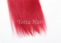 Cheveux non-traités rouges lumineux de Remy d'Eurasien, armure de cheveux de 16 pouces