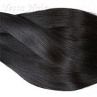 Prolongements indiens droits de cheveux de couleur naturelle, cheveux de Vierge de la catégorie 7A avec le doux et lustre