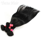 Des cheveux brésiliens de la Vierge 6A noire molle directement peuvent être teints n'importe quelle couleur et être repassés