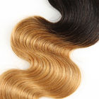 1B / Armure lâche brésilienne de cheveux de vague de 30 deux de ton d'Ombre prolongements de cheveux