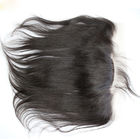 Cheveux droits frontaux de Vierge de la fermeture 13x4 de cheveux de dentelle brésilienne de fermeture