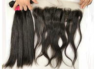 Armure péruvienne droite de cheveux de filles/prolongements naturels de cheveux noirs