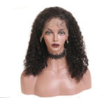 Bouclé frisé longtemps dans les perruques brésiliennes humaines de cheveux d'avant de dentelle pour Madame noire