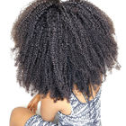 1B cheveux bouclés frisés de Vierge de Brésilien de l'Afro 100% pleins d'entrain et mous avec l'élasticité