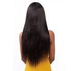 Directement cheveux de Vierge de Brésilien de 100% avec la fermeture de 3 paquets/Kim K