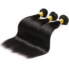 8 pouces - les prolongements indiens de cheveux de Remy de 30 pouces pour des femmes de couleur tissent directement