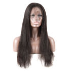 360 prolongements brésiliens de cheveux droits de cheveux de dentelle de densité avant des perruques/150%