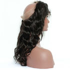 Catégorie 9A/10A brésilienne de cheveux de Vierge du bandeau 100% de dentelle de la vague 360 de corps