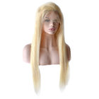 613 perruques droites soyeuses de cheveux de dentelle de couleur blonde pleines pour beau Ladys