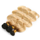 10A couleur péruvienne des prolongements 1B/613 blondes de cheveux de la catégorie 100% Ombre