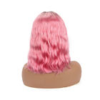 Doubles perruques 1B de cheveux d'avant de dentelle de vague de la trame 13 x 4,5/couleur de rose