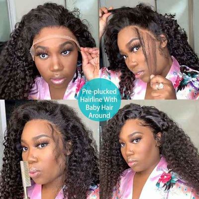 Cheveux 8&quot; de paquet de Mink Brazilian Natural Curly Human longueur